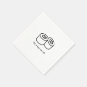 Serviette En Papier Sushi Cocktail serviettes (Coin)