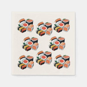 Serviette En Papier Sushi Napkin