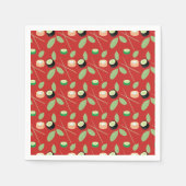 Serviette En Papier Sushi Party Hibachi Sushi Rolls et Chopsticks (Devant)