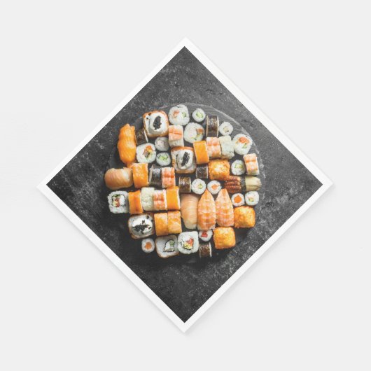 Serviette En Papier Sushi platter (Coin)