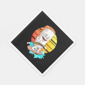 Serviette En Papier Sushi surf (Coin)