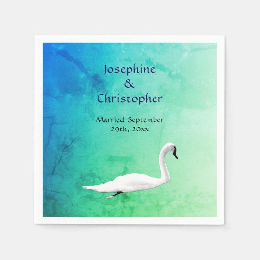 Serviette En Papier Swan (Devant)