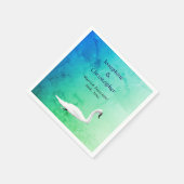 Serviette En Papier Swan (Coin)