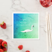 Serviette En Papier Swan (En situation)
