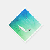 Serviette En Papier Swan (Coin)