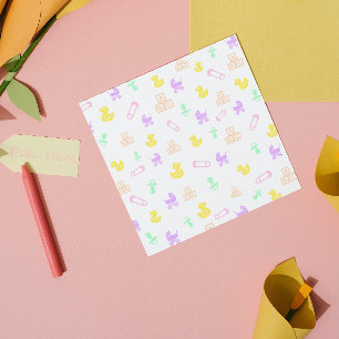 Serviette En Papier Sweet Baby Girl