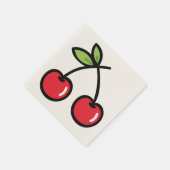 Serviette En Papier Sweet Cherry Paper Table Napkins (Coin)