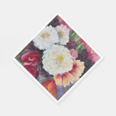 Serviette En Papier Sweet Delight abstract flower painting design (Coin)