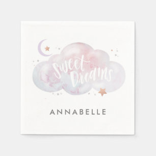 Serviette En Papier Sweet Dreams sommeil fête des serviettes personnal
