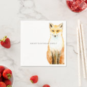Serviette En Papier Sweet Fox (En situation)