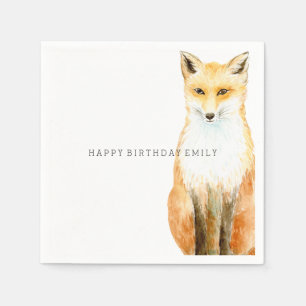 Serviette En Papier Sweet Fox