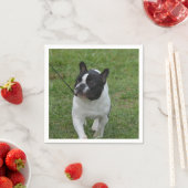 Serviette En Papier Sweet French Bulldog (En situation)