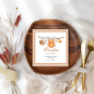 Serviette En Papier Sweet Little Citrouille baby shower d'automne