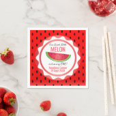 Serviette En Papier Sweet Melon Birthday (En situation)