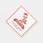 Serviette En Papier Sweet One Christmas Premier anniversaire (Coin)