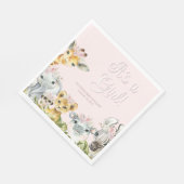 Serviette En Papier Sweet Safari Animaux Baby shower (Coin)