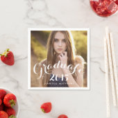 Serviette En Papier Sweet Script | Papier photo 2015 (En situation)