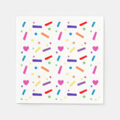 Serviette En Papier Sweet Sprinkle thème de fête d'anniversaire (Devant)