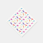 Serviette En Papier Sweet Sprinkle thème de fête d'anniversaire (Coin)