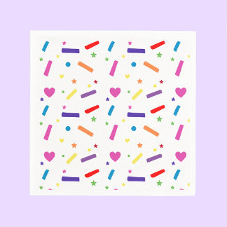 Serviette En Papier Sweet Sprinkle thème de fête d'anniversaire