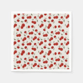 Serviette En Papier Sweet Summer Red Cherries Garden (Devant)