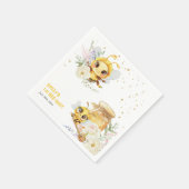 Serviette En Papier Sweet to Bee ONE' 1er anniversaire (Coin)