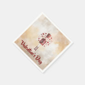 Serviette En Papier Sweet Valentines Day Nutcracker Love Paper Napkin (Coin)