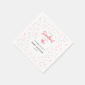 Serviette En Papier Sweetheart est sur le chemin Girl Baby shower papi (Coin)