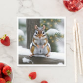 Serviette En Papier Sweetie Pie Chipmunk (En situation)
