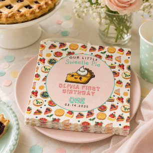 Serviette En Papier Sweetie Pie - Fête d'anniversaire pour le jour de