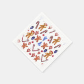 Serviette En Papier Sweets de Noël (Coin)