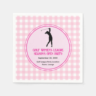 Serviette En Papier Swing into Fun : Dames Golf League