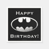 Serviette En Papier Symbole Batman | Logo Grainy (Devant)