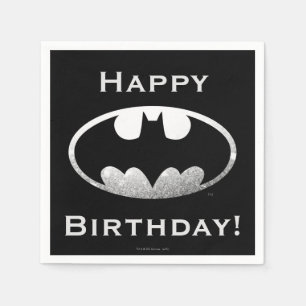 Serviette En Papier Symbole Batman   Logo Grainy