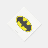 Serviette En Papier Symbole Batman | Logo Oval de chauve-souris (Coin)