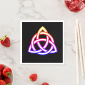 Serviette En Papier Symbole Celtic Trinity Knot Triquetra Wicca (En situation)