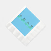 Serviette En Papier Symbole celtique antique Emerald Triskele (Coin)