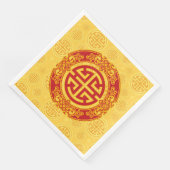 Serviette En Papier SYMBOLE chinois DE COIN DE PROSPÉRITÉ (Coin)