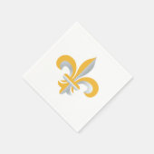 Serviette En Papier Symbole de Fleur de Lis (Coin)