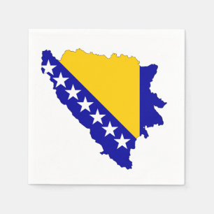 Serviette En Papier Symbole de la fierté de la Bosnie-Herzégovine - In