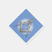 Serviette En Papier symbole de la franc-maçonnerie (Coin)