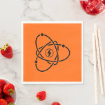 Serviette En Papier Symbole de l'énergie atomique Science et technolog<br><div class="desc">Présentez nos serviettes en papier à icône de l'énergie atomique - une fusion de style et de science pour dynamiser vos rassemblements! Dotés d'un graphisme captivant d'un atome symbolisant une énergie infinie, ces serviettes sont parfaites pour toutes les occasions où vous voulez ajouter une touche de flair scientifique. Que vous...</div>