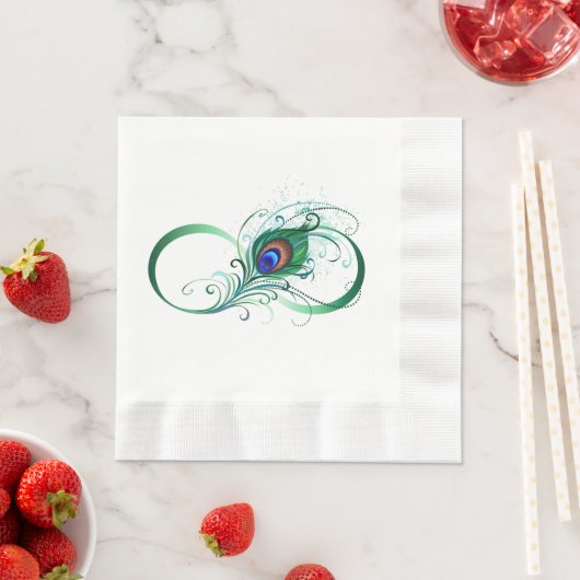 Serviette En Papier Symbole de l'Infinity (En situation)