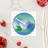 Serviette En Papier Symbole de pharmacie (En situation)