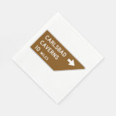 Serviette En Papier Symbole des grottes de Carlsbad (Coin)
