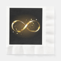 Symbole d'infini doré