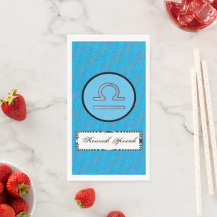 Serviette En Papier Symbole du zodiaque de la Balance Élément par Kenn