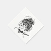Serviette En Papier Symbole et signe Gemini Zodiac (Coin)