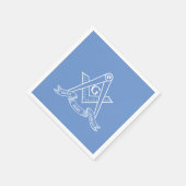 Serviette En Papier Symbole franc-maçonnerie (Coin)