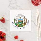 Serviette En Papier Symbole Idaho (En situation)